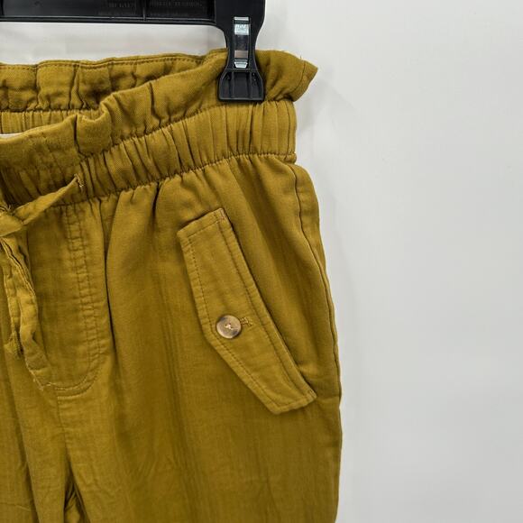 LOFT High Rise Straight Petite Tie Wast Paperbag Pants // Small Petite - Picture 5 of 9